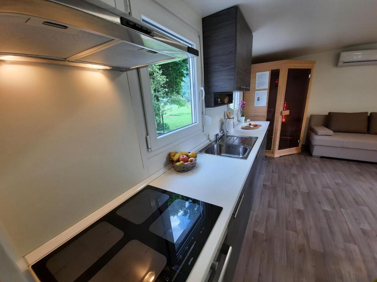 Chalet And Apartment Zonir With Sauna Kobarid Bagian luar foto